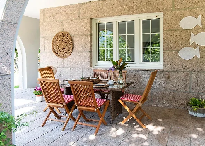 Campo Medas , En Medio De La Naturaleza Con Piscina Privada De Sal Villa Gondomar